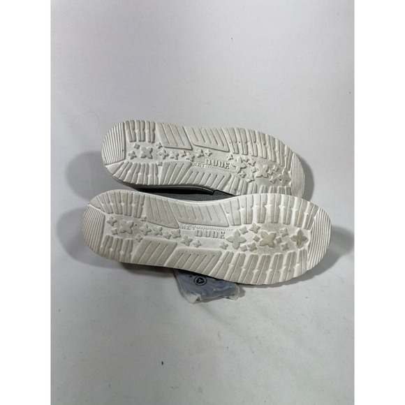 Hey Dude Mens Wally Chambray Frost Gray Shoes Slip On Beach Resortwear Sz 9 main image 8
